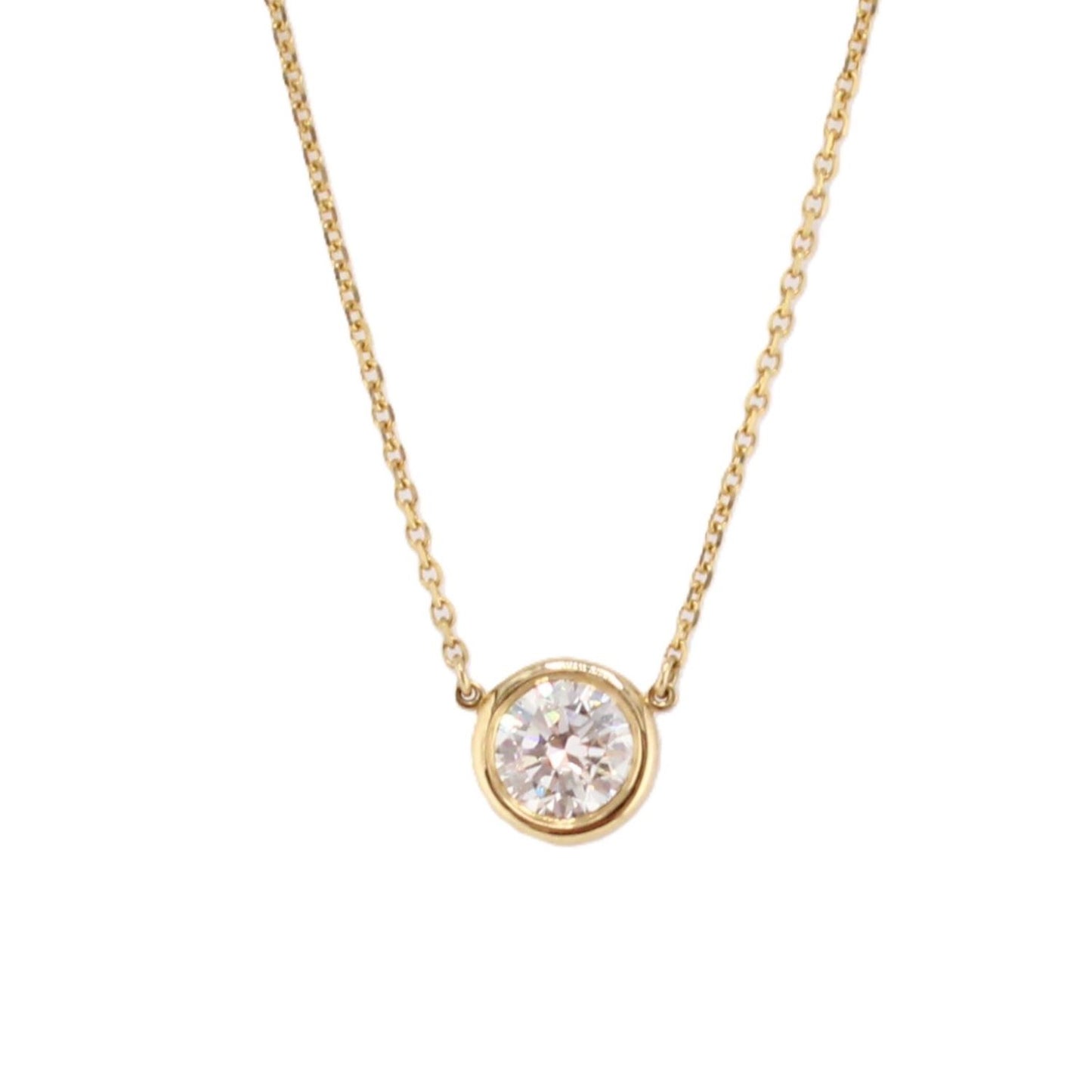 Diamonds-by-the-Yard Solitaire Station Necklace