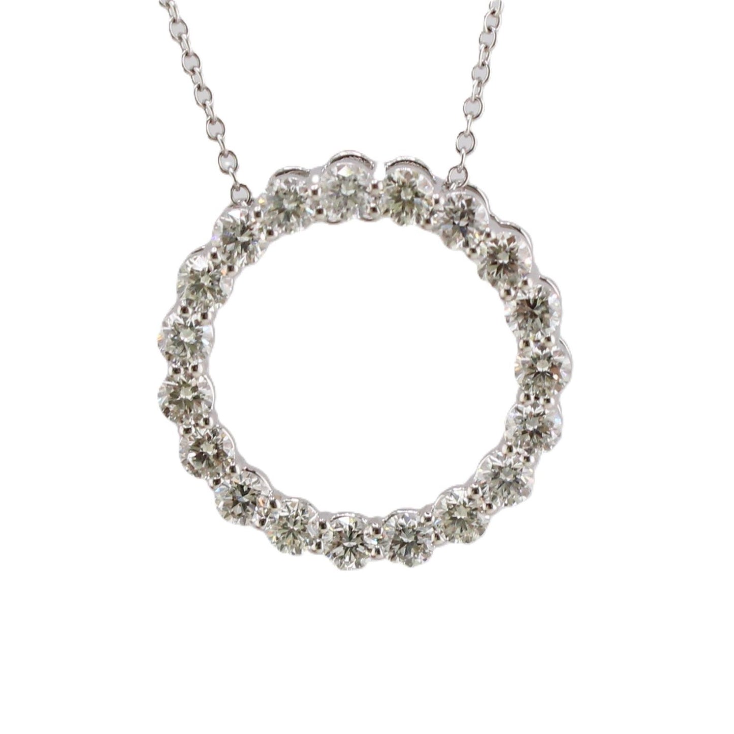 Diamond Circle Pendant