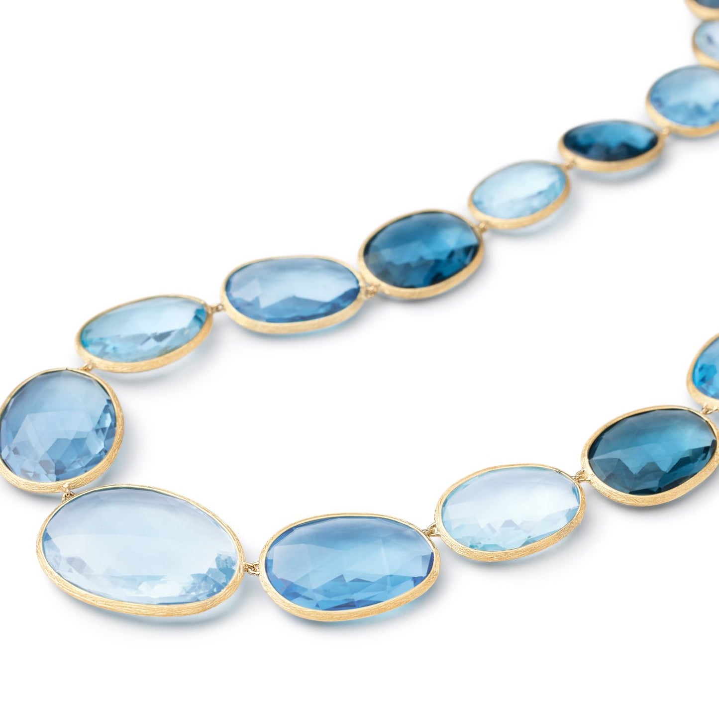 Lunaria Collection Graduated Mixed Topaz Necklace