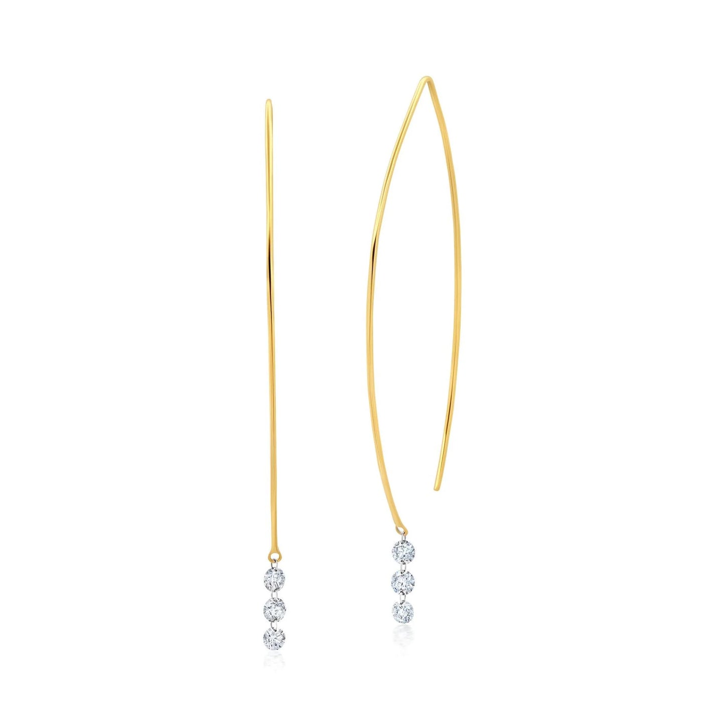 Floating Collection Diamond Earrings