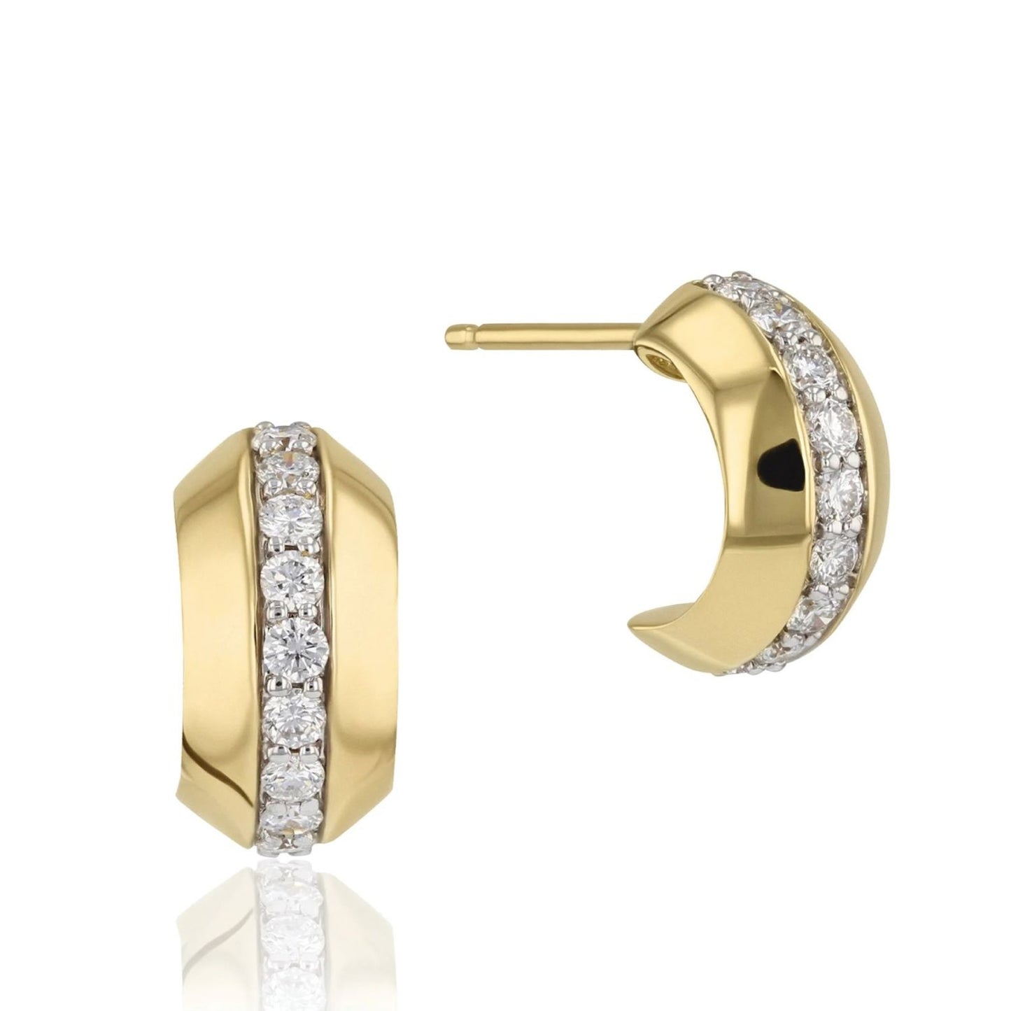 Affair Collection Micro Diamond Hoops