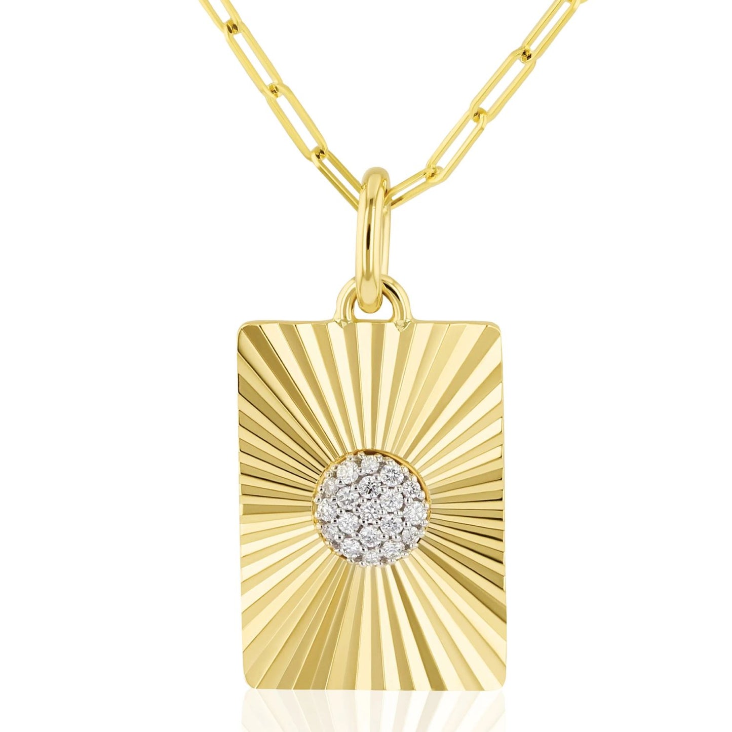 Aura Diamond Totem Necklace