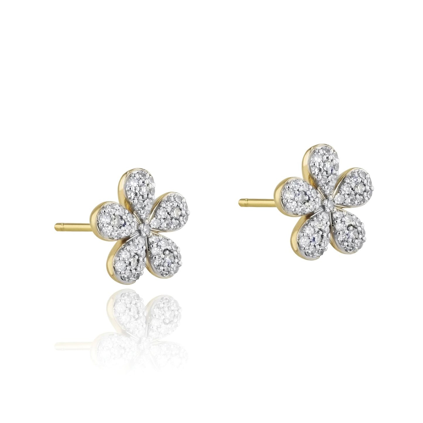 Symphony Forget-Me-Not Petite Diamond Studs