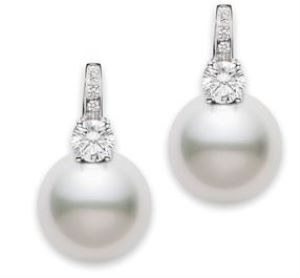 White South Sea Cultured Pearl Earrings
