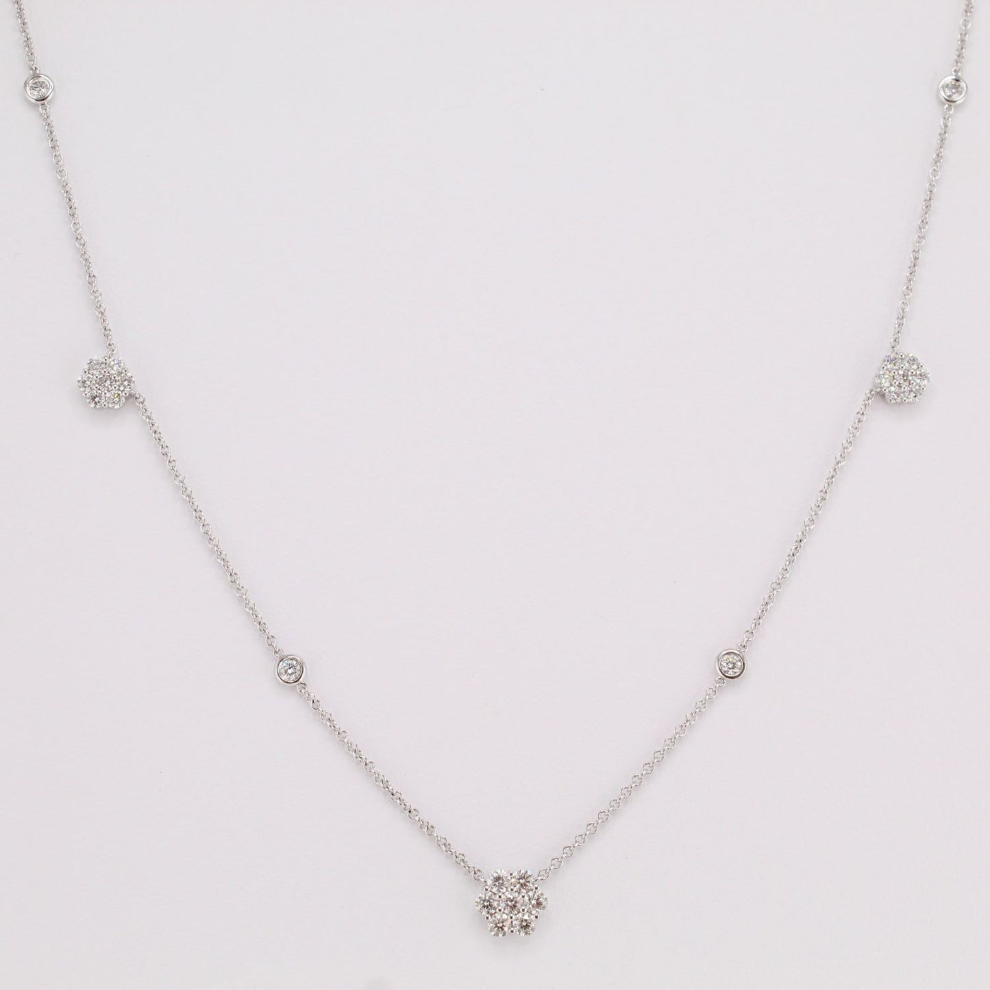 Diamond Station Necklace