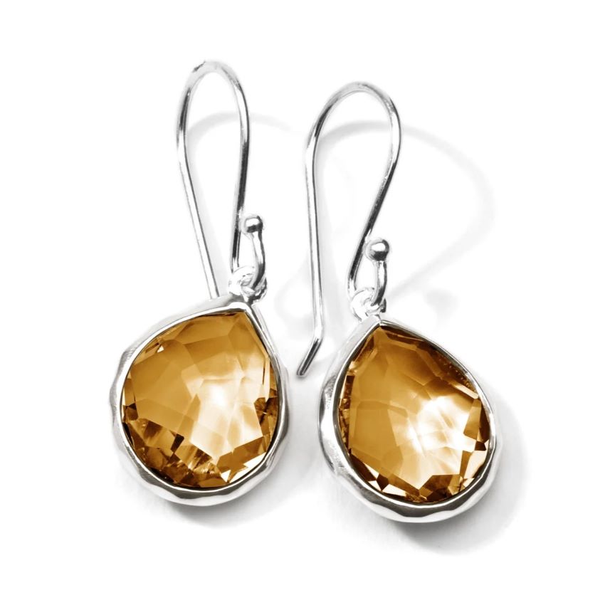 Rock Candy Collection Teardrop Citrine Earrings