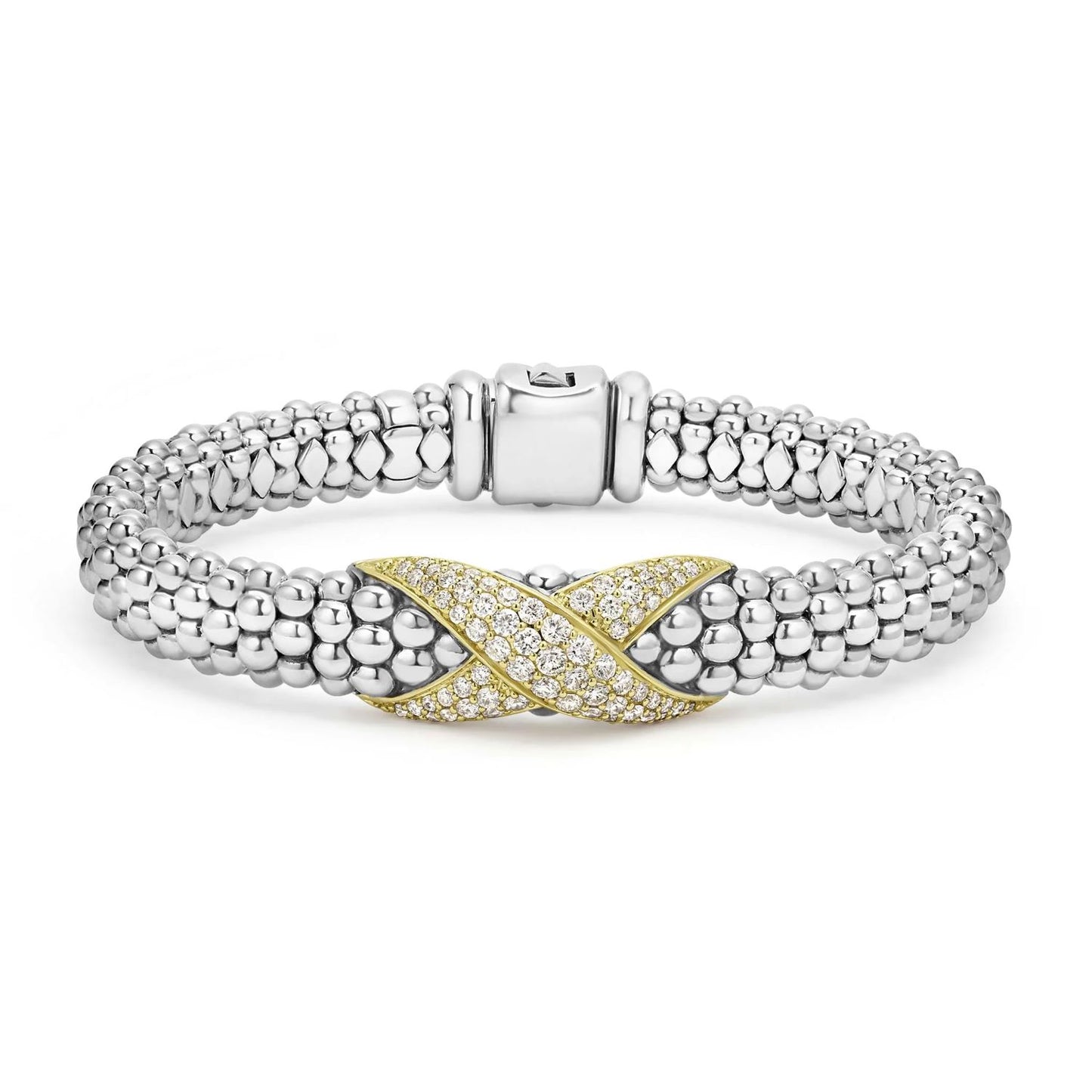 Embrace Collection Two-Tone Diamond Bracelet