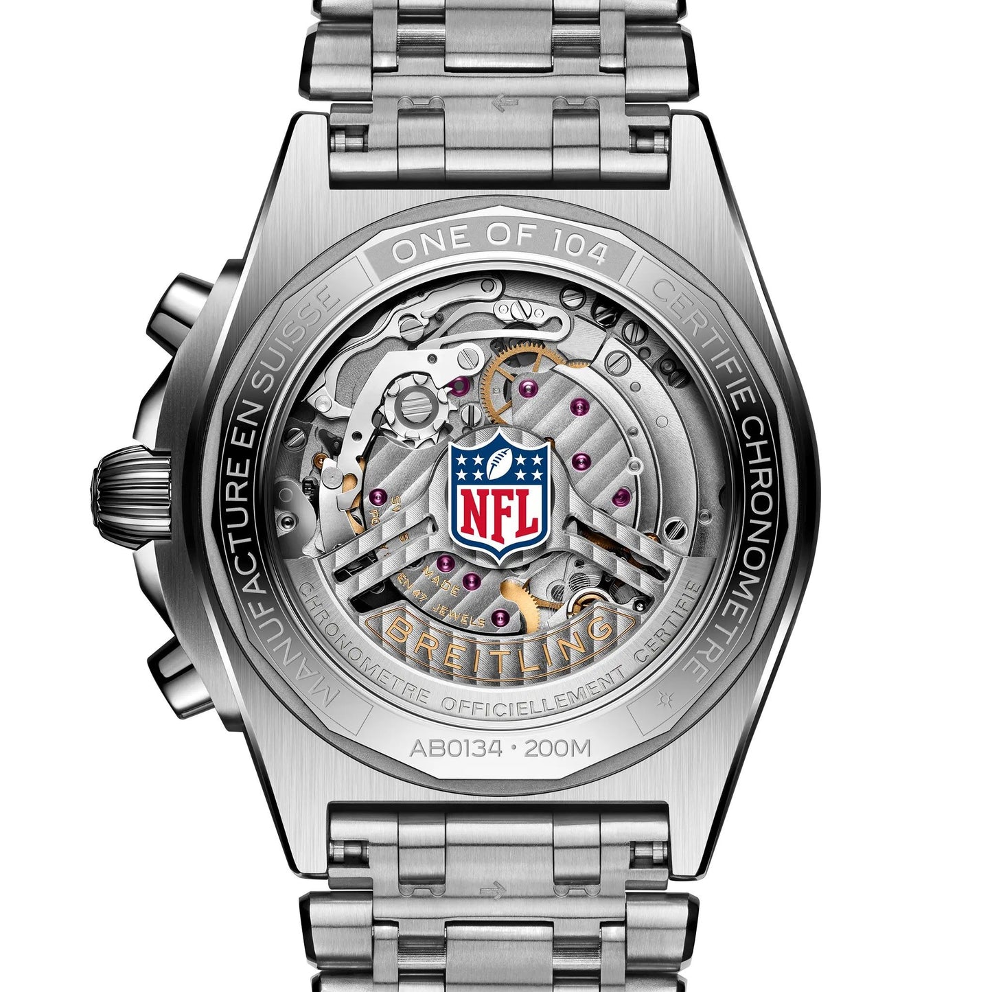 42MM CHRONOMAT B01 STEELERS LTD