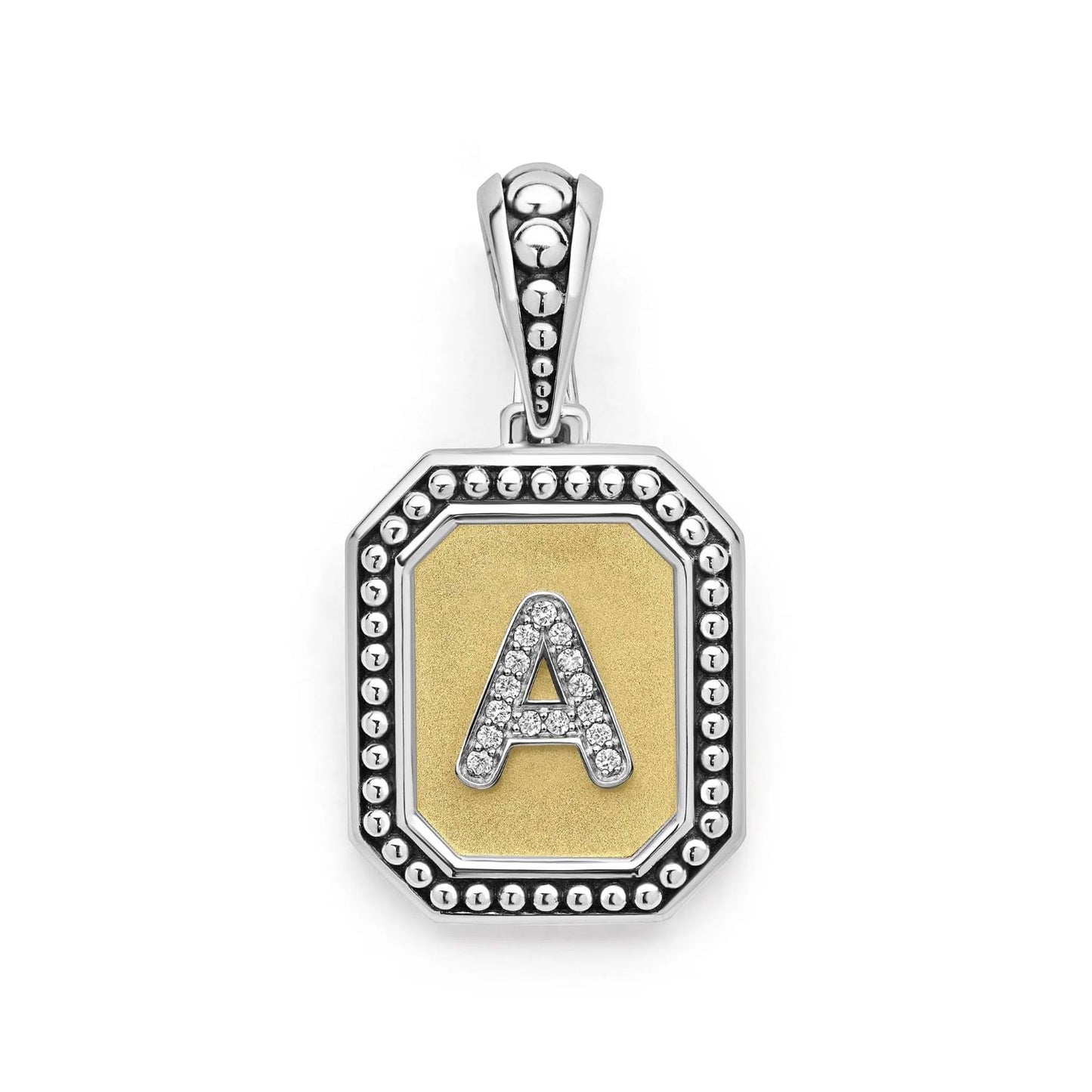 Octagon Diamond A Initial Charm