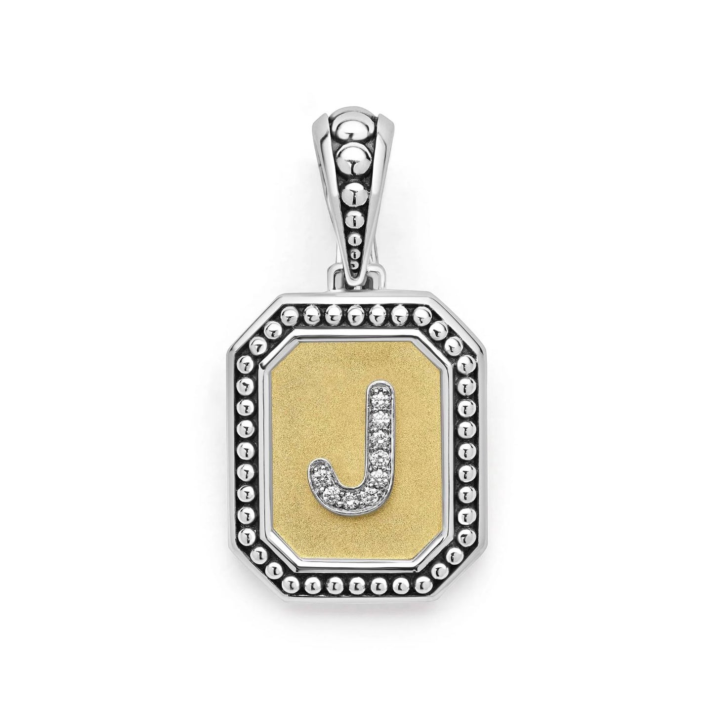 Octagon Diamond J Initial Charm
