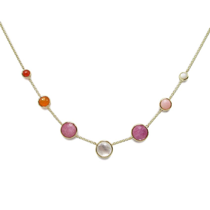 Lollipop Collection: Fore Rose Station Necklace