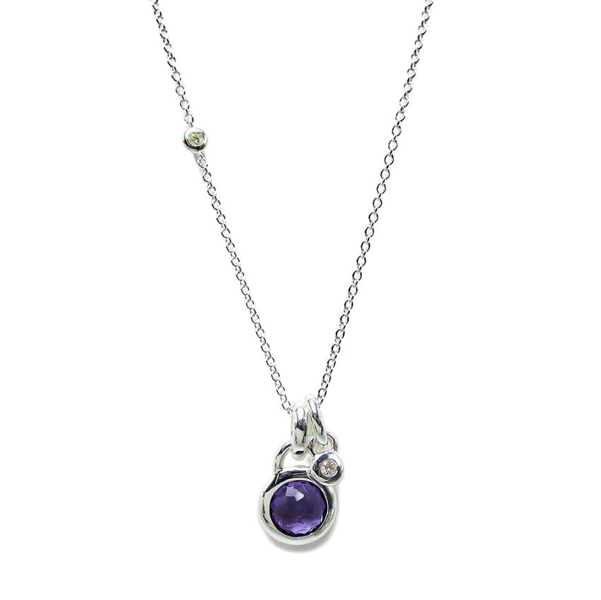 Lollipop Collection Amethyst Necklace