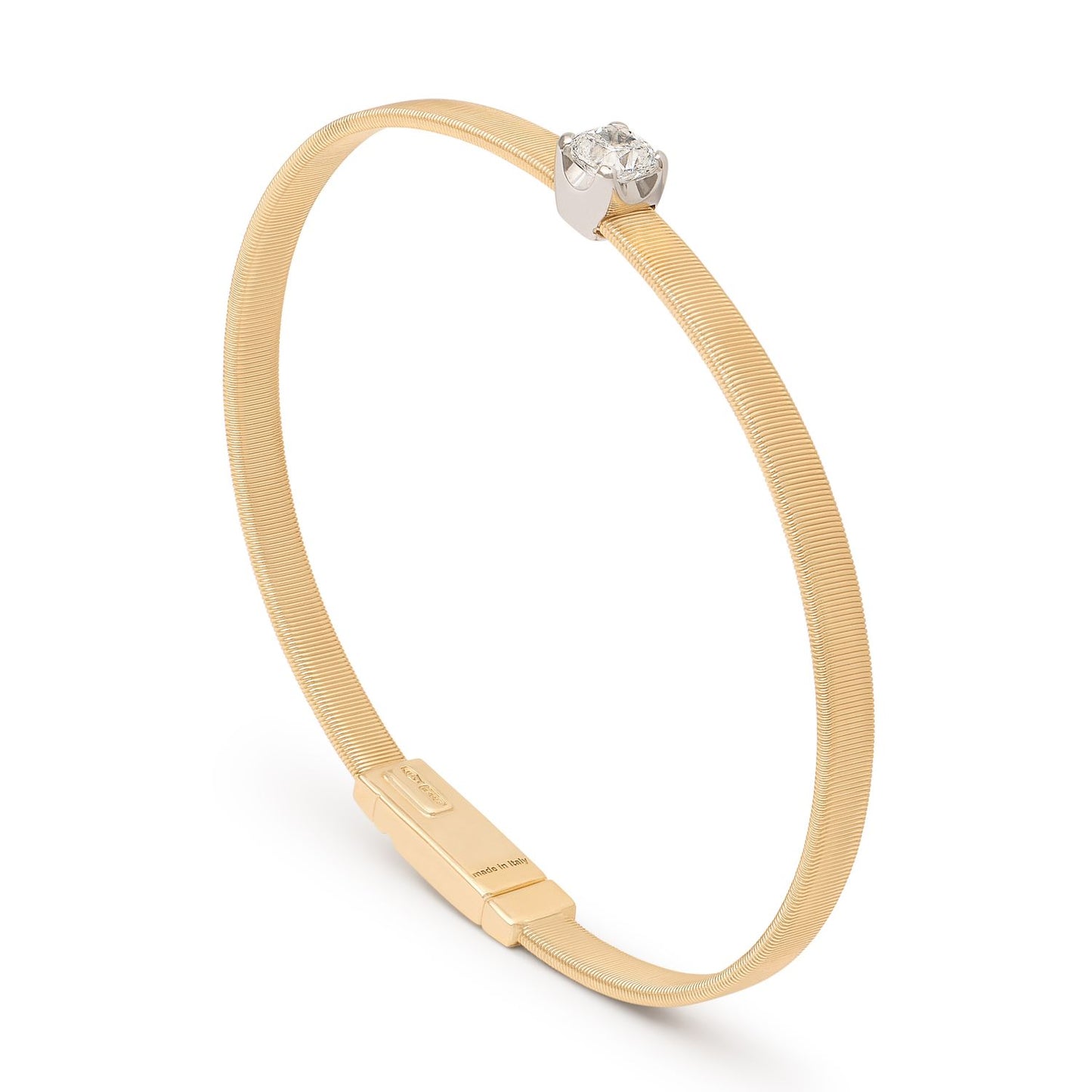 Masai Collection Coil Bangle with Diamond