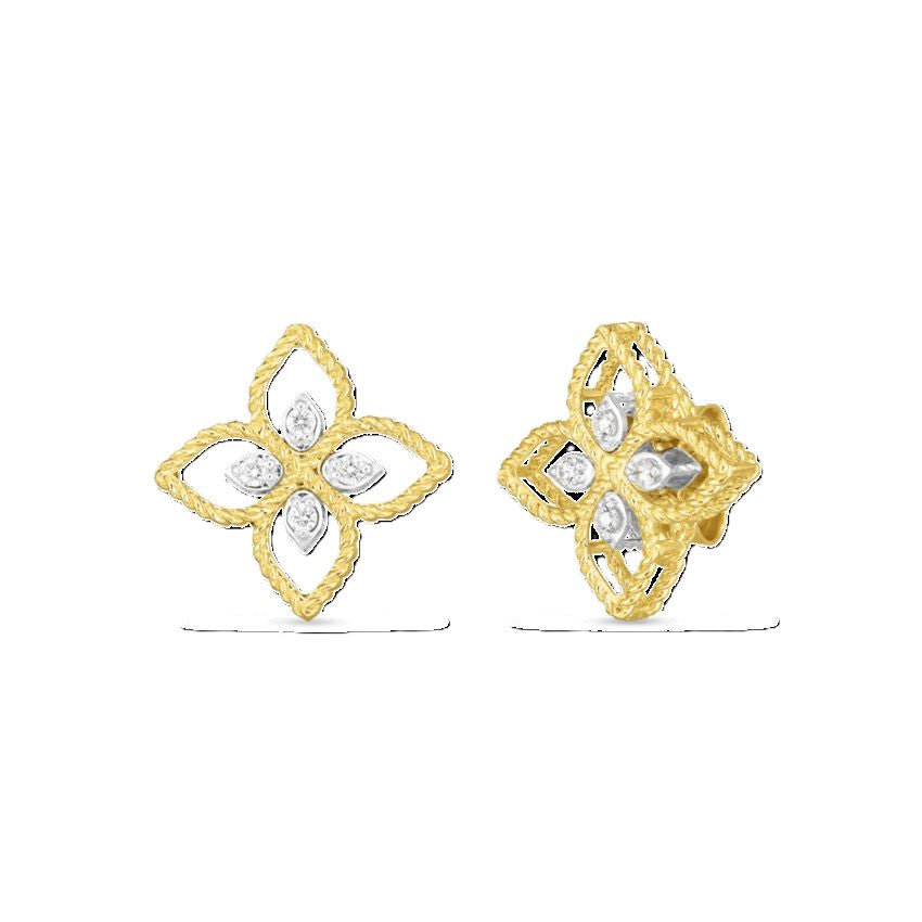 Principessa Small Diamond Stud Earrings