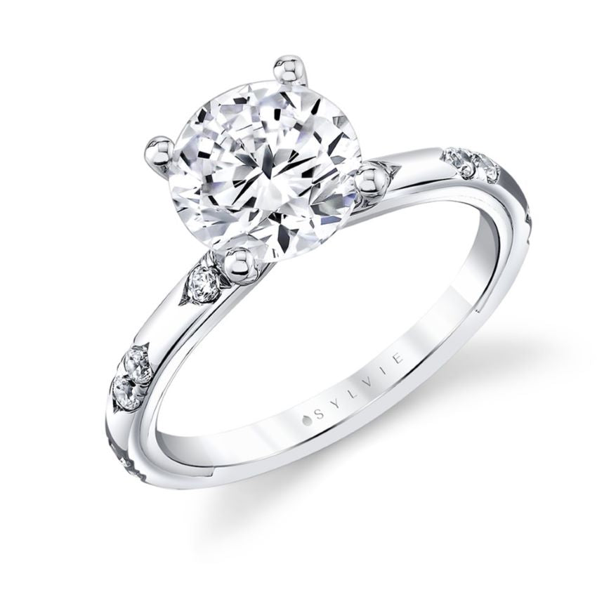 Indie Collection Iconelle 2.0 CT Brilliant Round Head Engagement Mounting