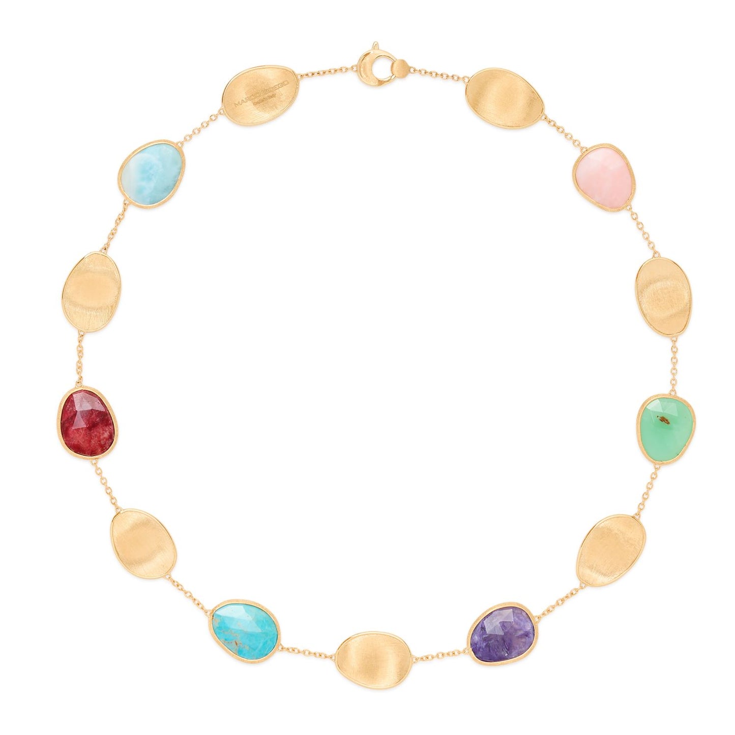 Lunaria Gemstone Collection Mixed Gemstone Collar Necklace