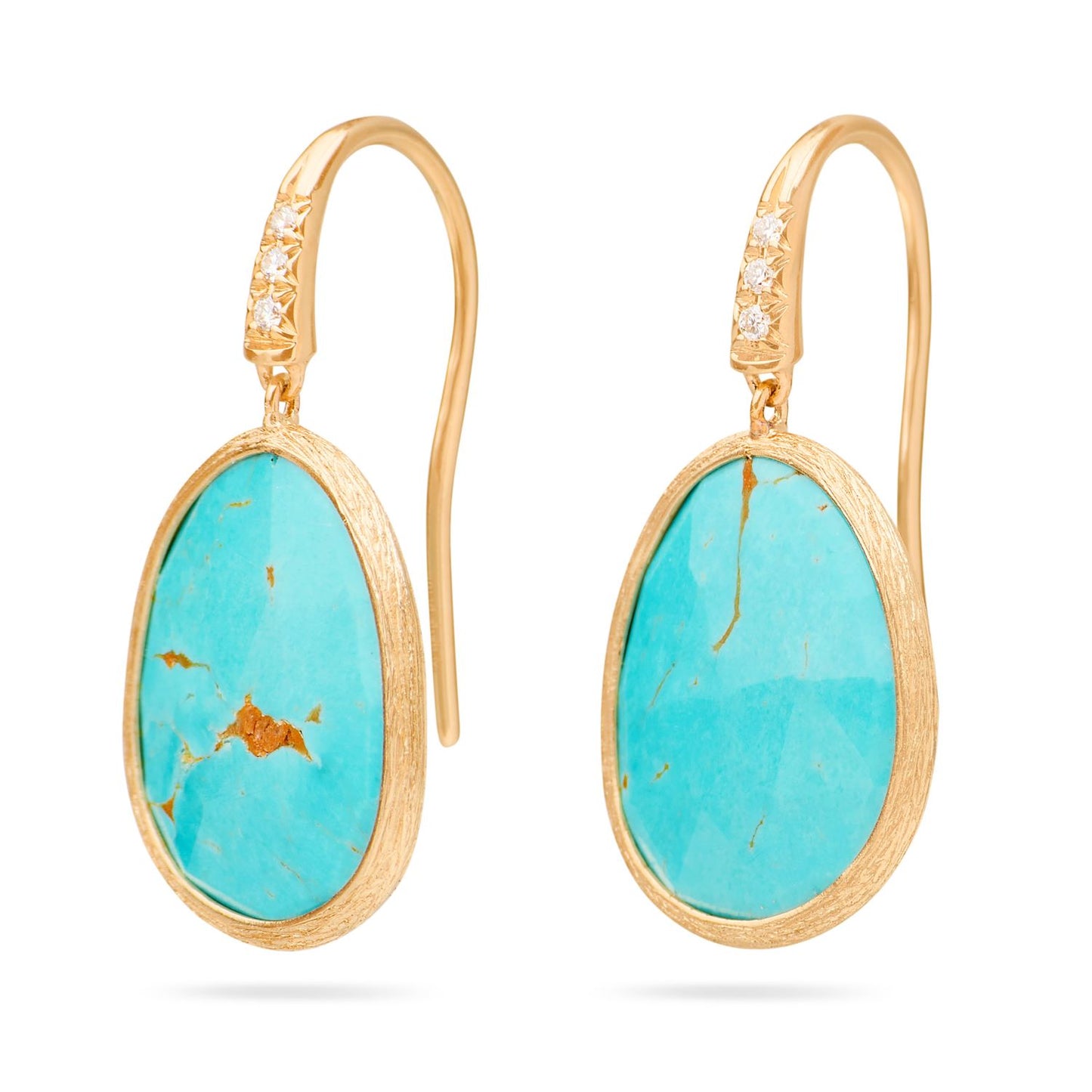 Lunaria Gemstone Collection Turquoise Drop Earrings