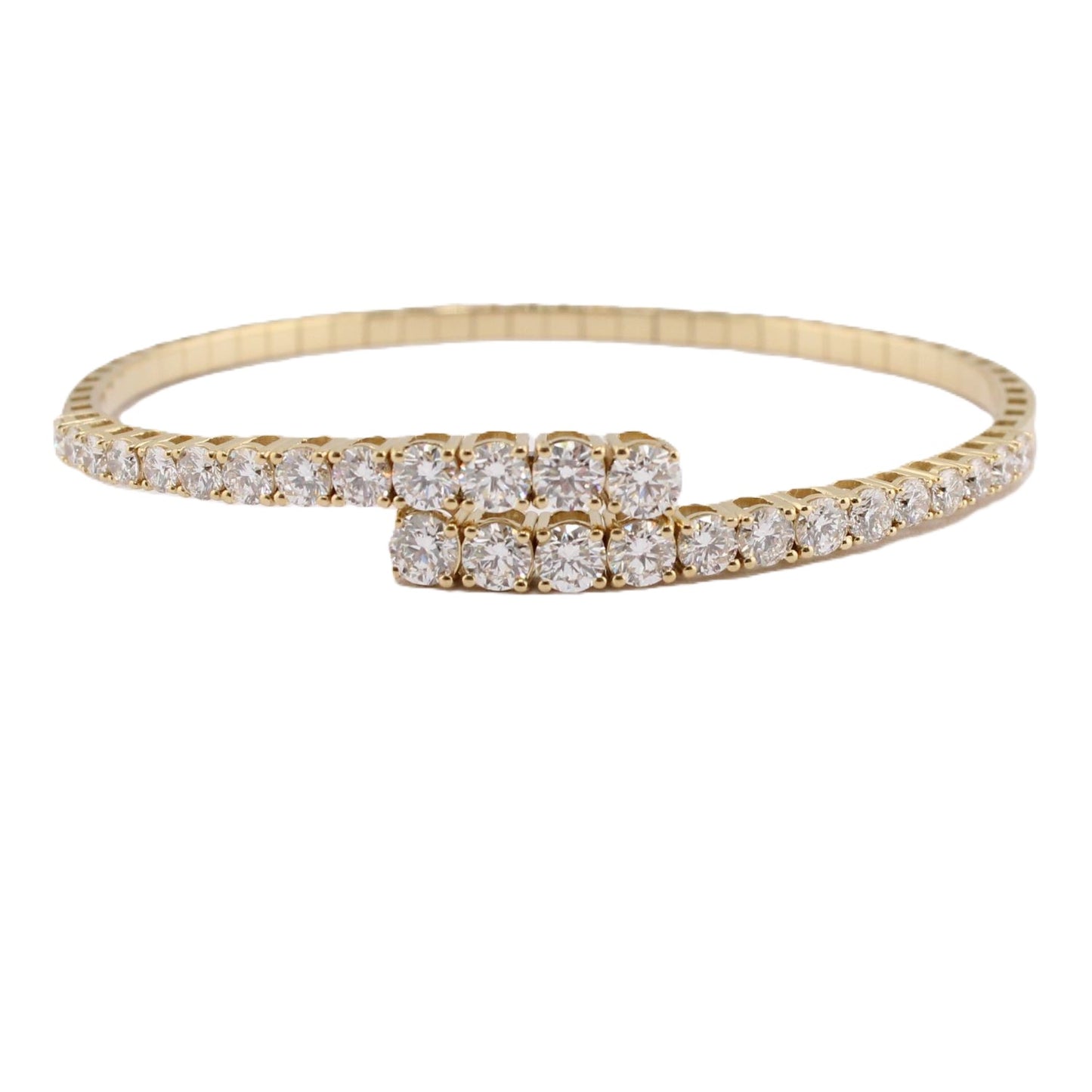 Embrace Collection Flexible Diamond Bypass Bracelet