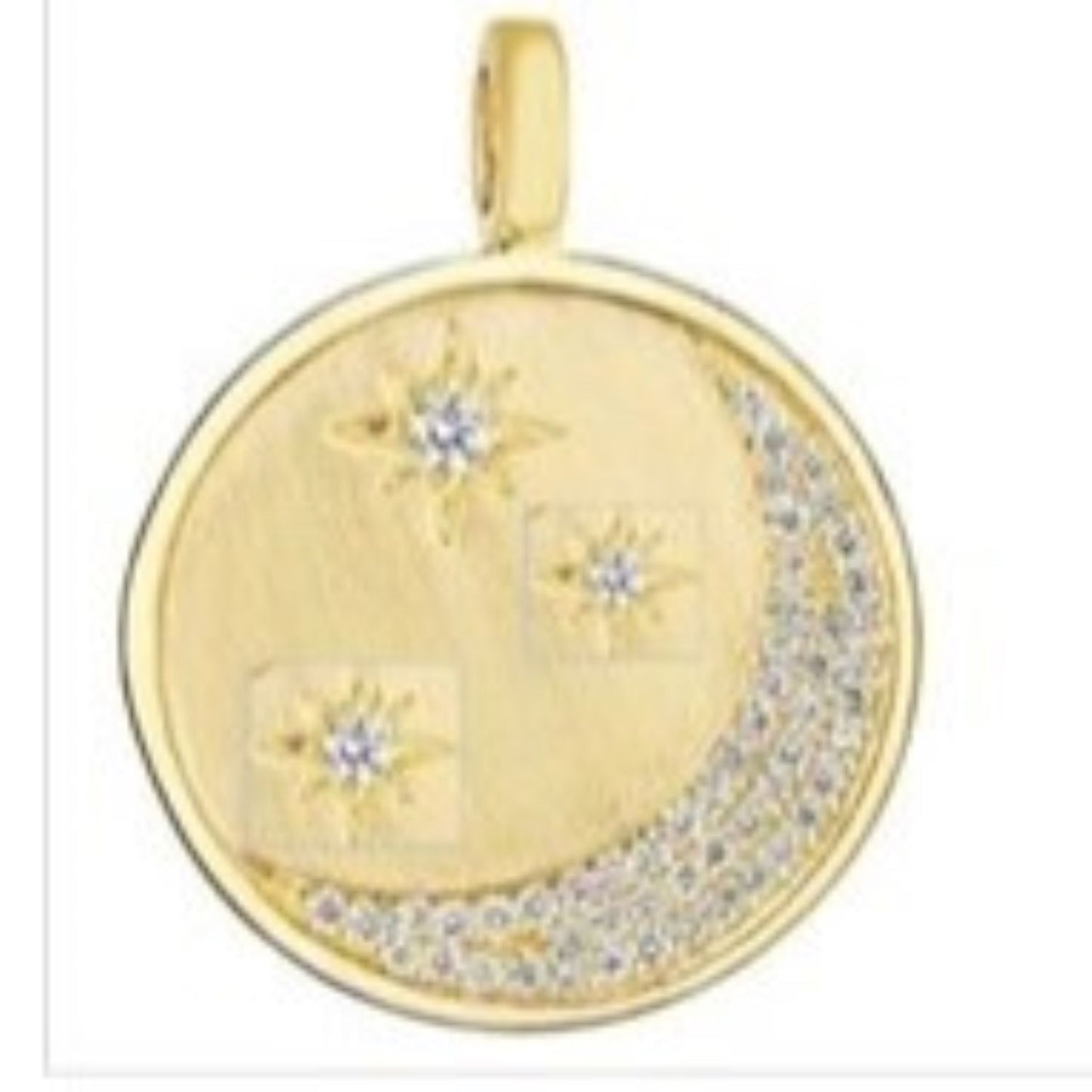 Star and Crescent Medallion with Diamonds