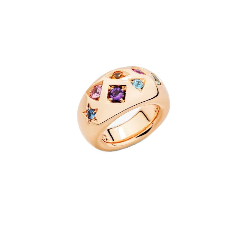 Iconica Ring with Colored Stones