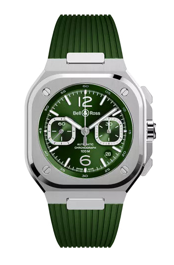 BR 05 Chrono Green Steel