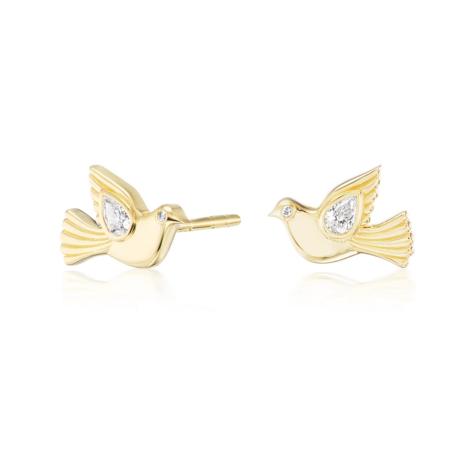 Electric Dreams: Playlist Collection Diamond Dove Earrings