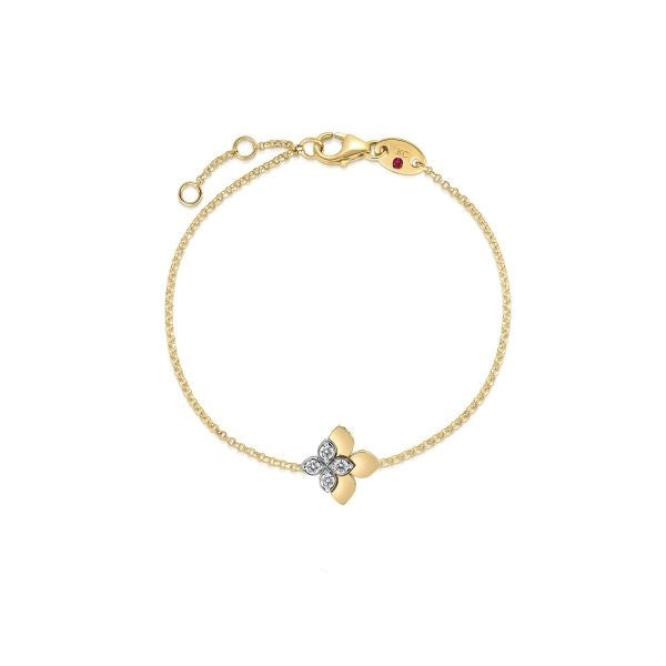 Love In Verona East To West Diamond Flower Bracelet