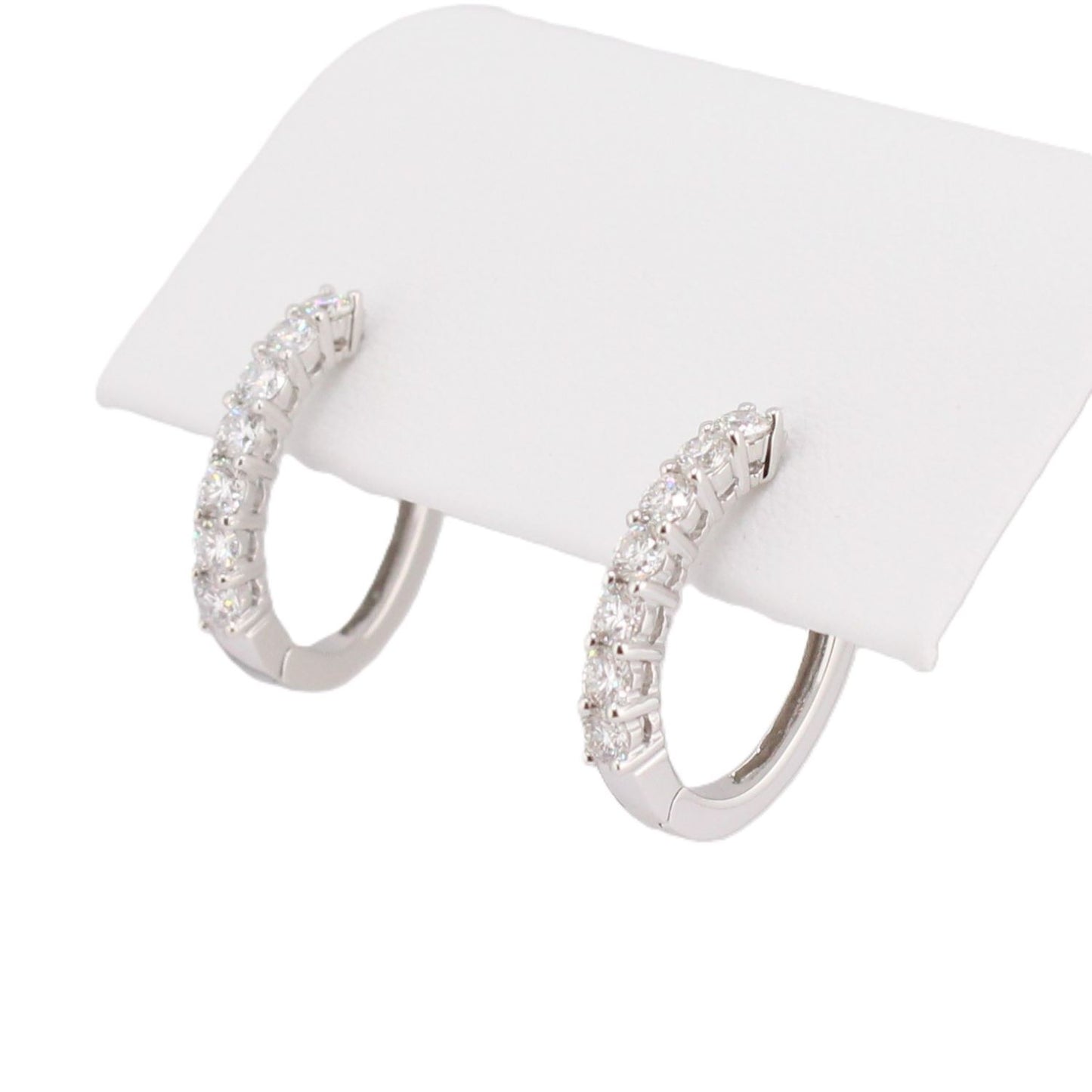 Diamond Hoop Earrings