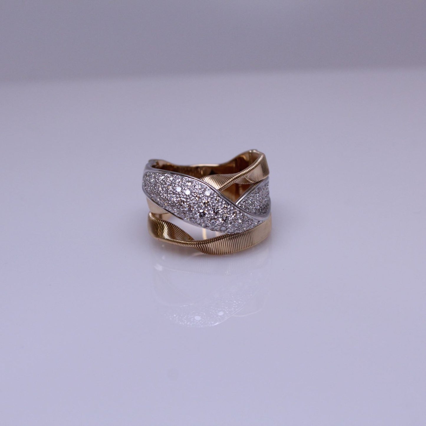 Marrakech 3-Band Coil Diamond Ring