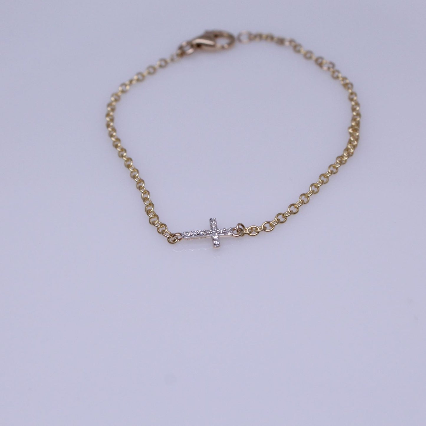 Affair Diamond Cross Chain Bracelet