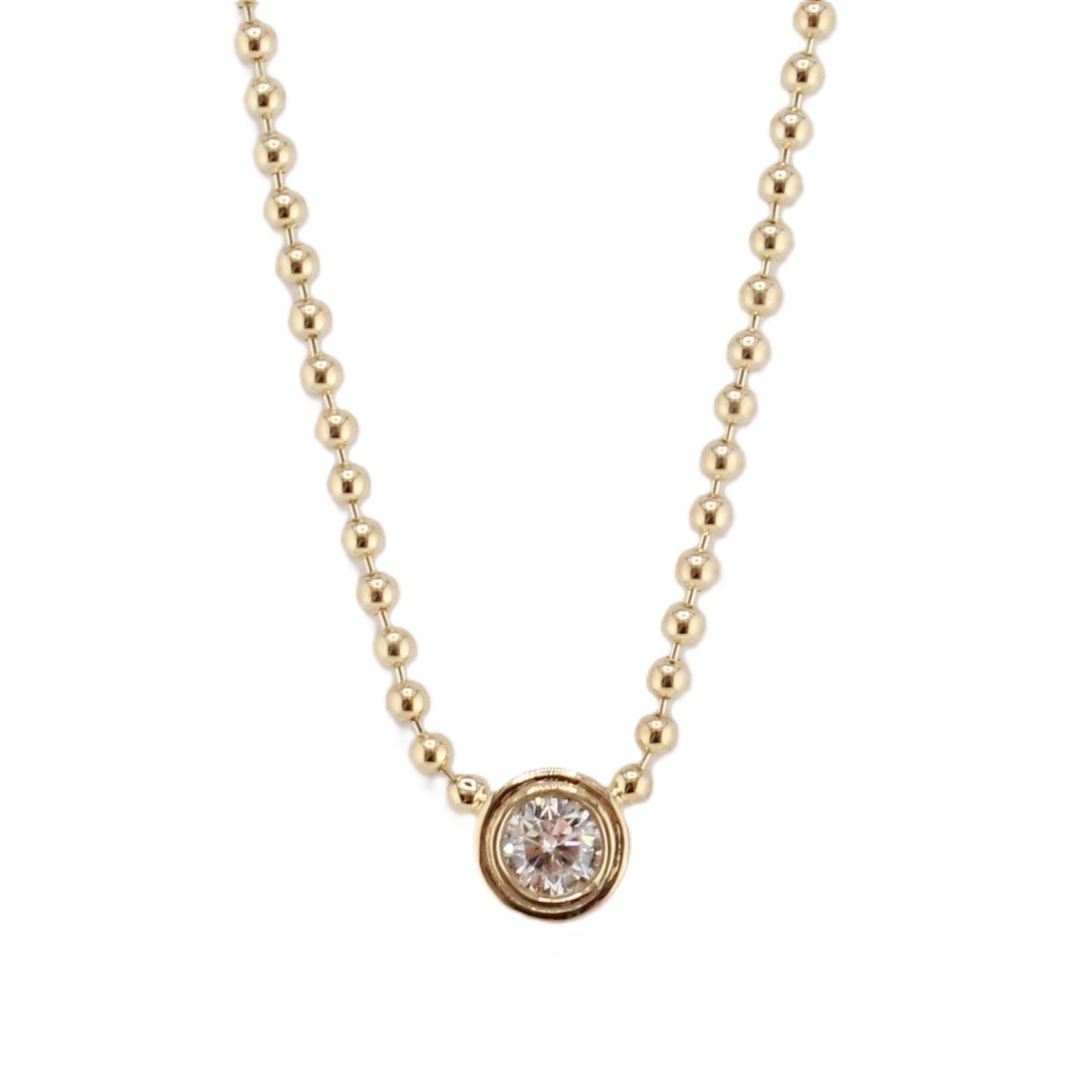 Diamond Double Bezel Pendant