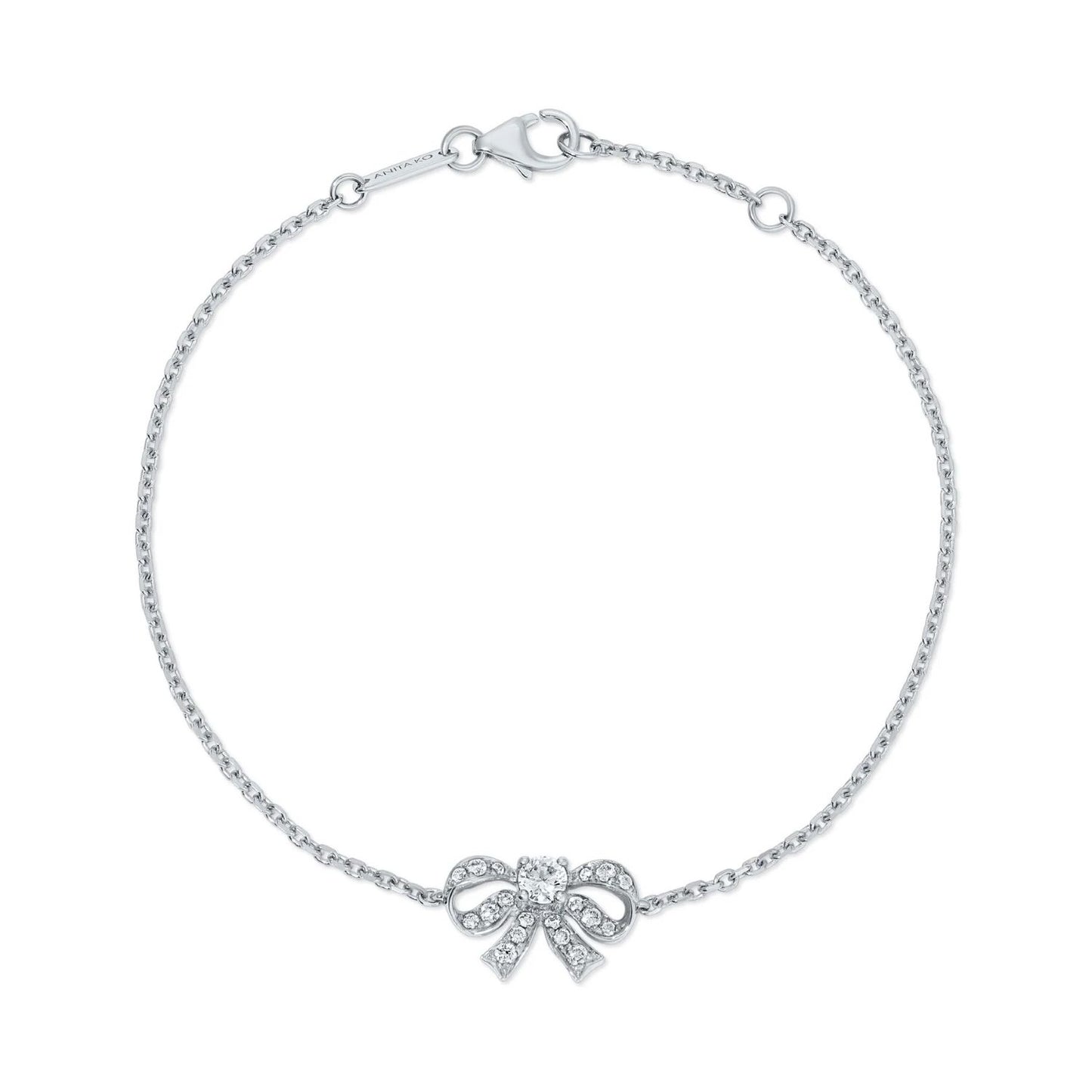 Diamond Bow Bracelet