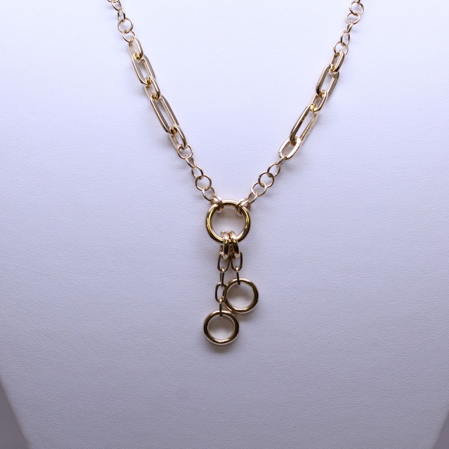 High Polish and Link Necklace