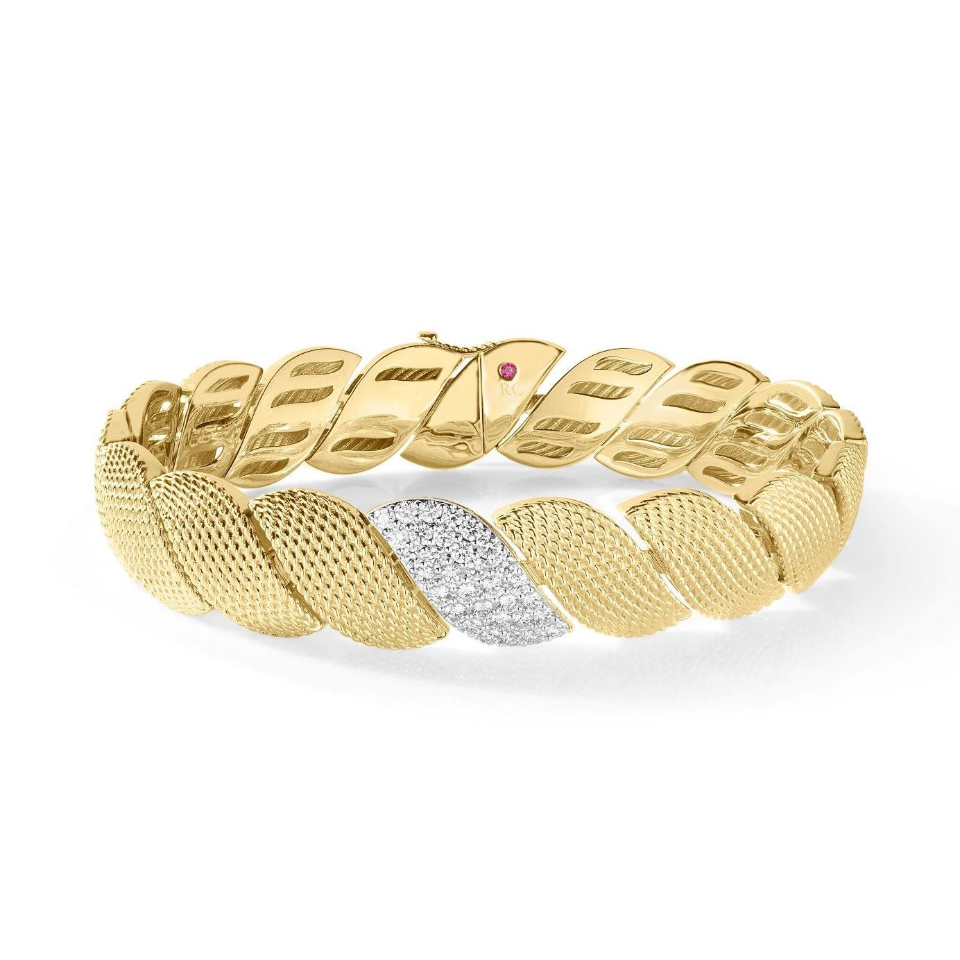 San Marco Textured Diamond Bracelet