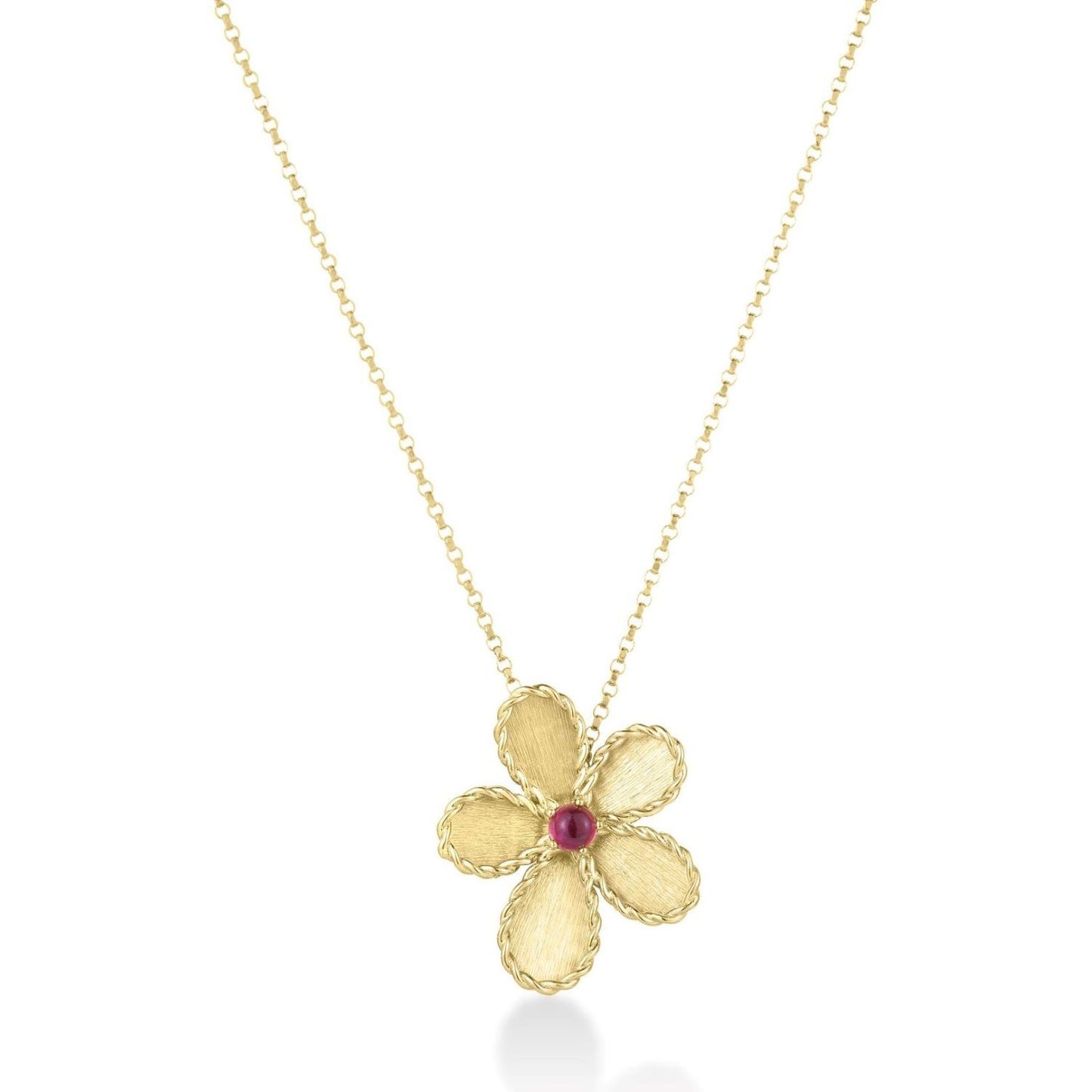 Rubellite Jasmine Necklace