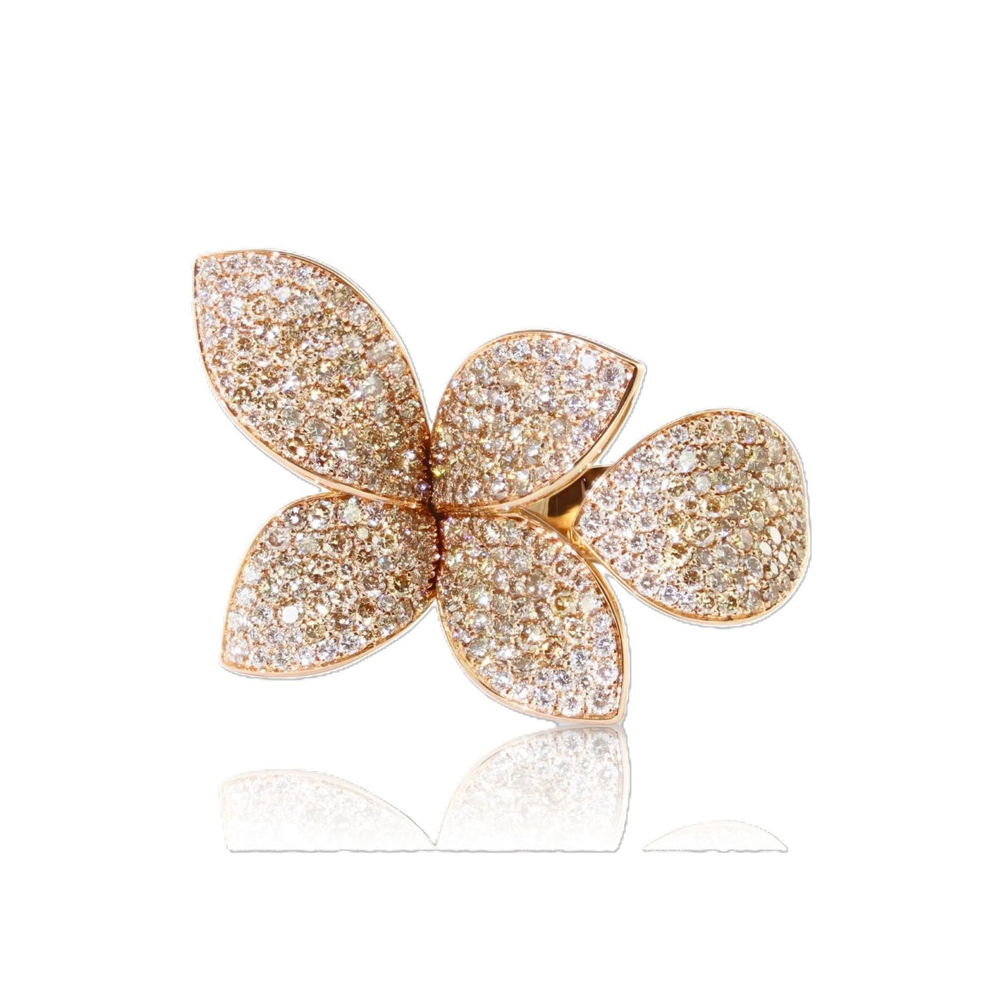 Giardini Segreti Collection Diamond Flower Ring