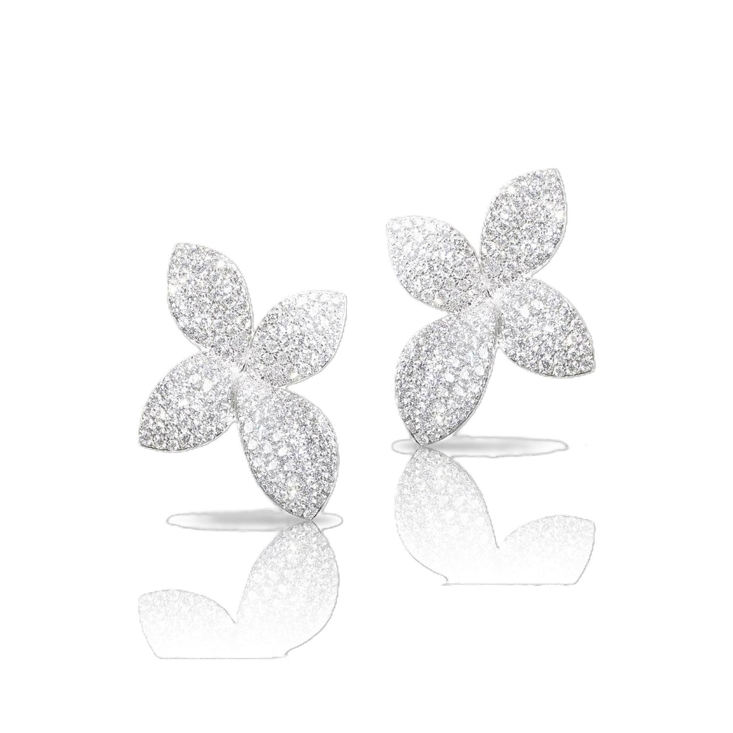 Giardini Segreti Collection Diamond Flower Earrings