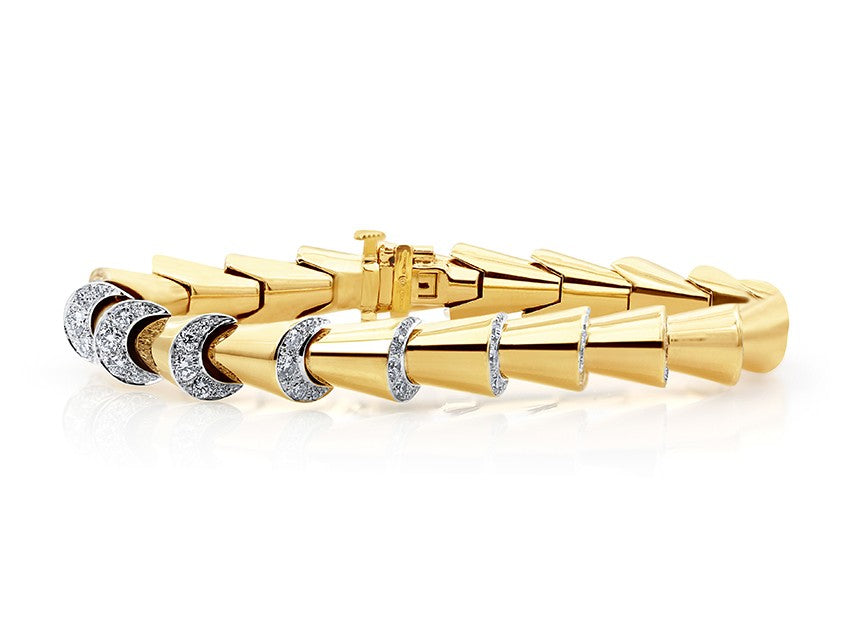 Diamond Cornucopia Bracelet