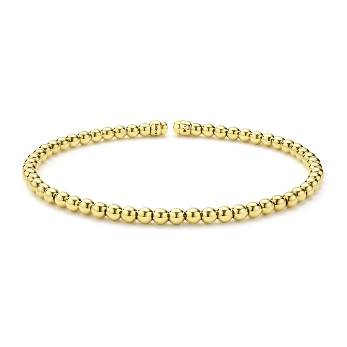 Caviar Gold Collection Beaded Cuff Bracelet