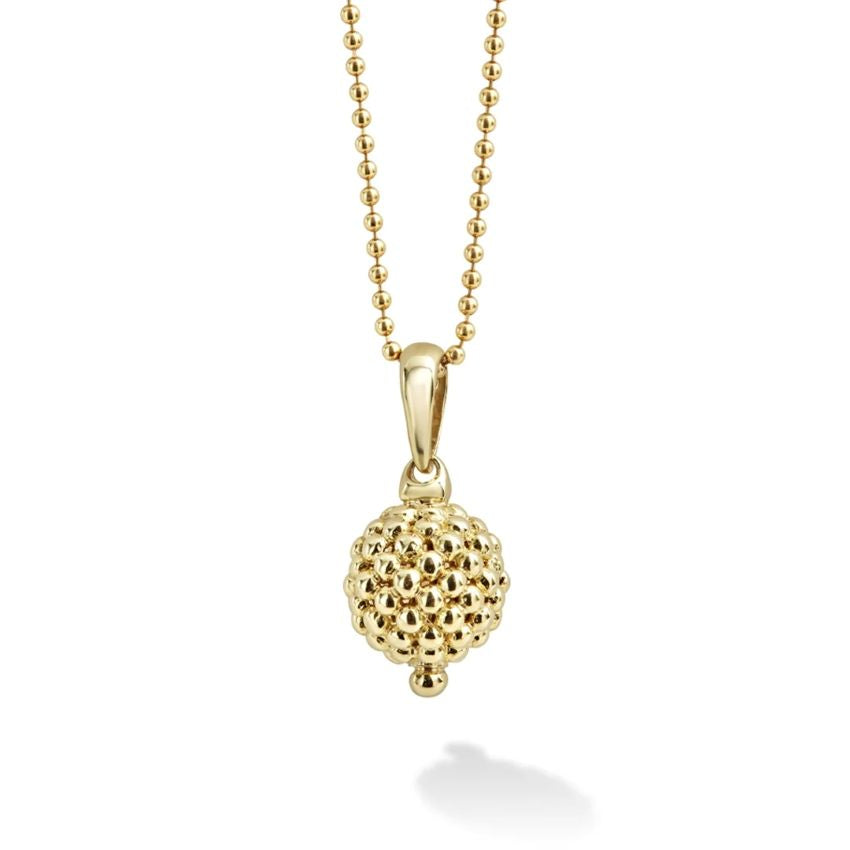 Caviar Gold Collection Beaded Pendant