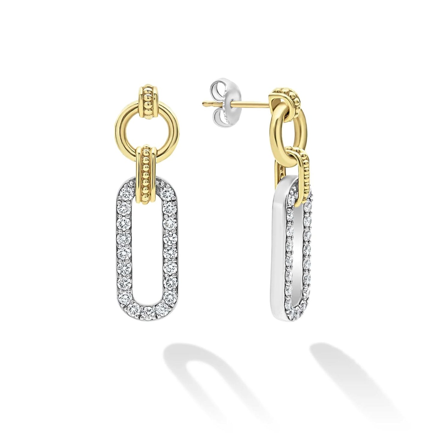 Signature Caviar Collection Diamond Drop Earrings