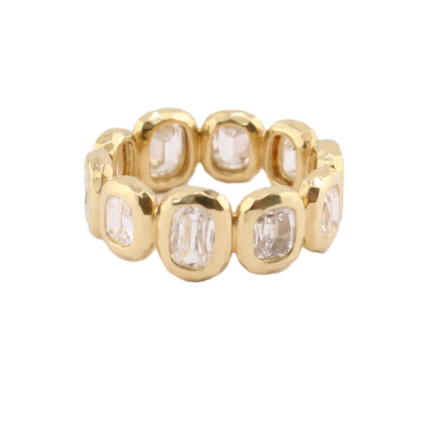 Scissor Cut Diamond Eternity Band