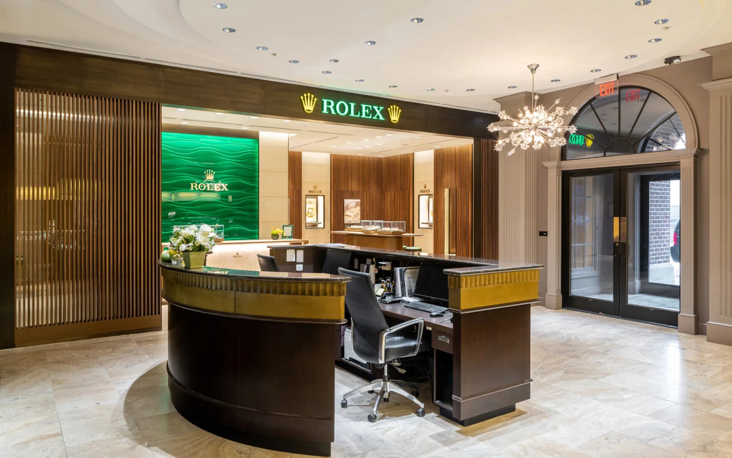Our Rolex showroom at Orr's Jewelers in Sewickley, PA
