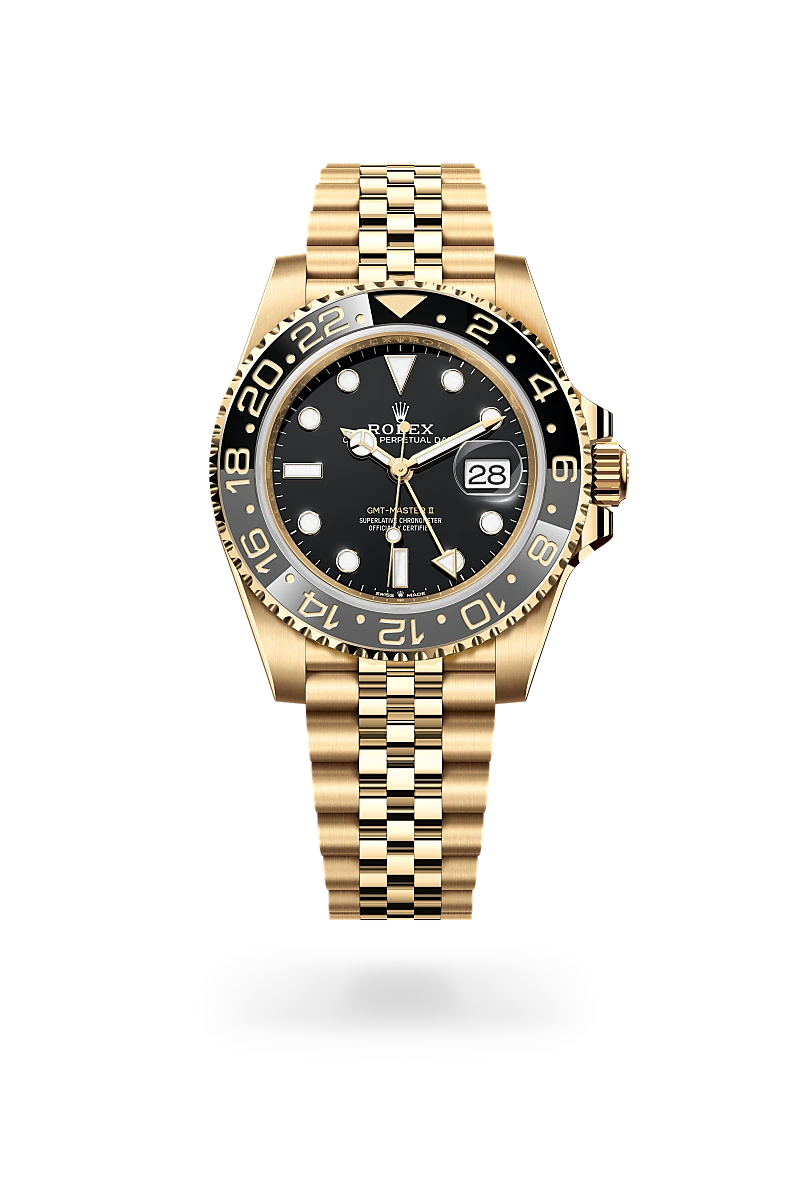 Rolex GMT-Master II 18 kt yellow gold, M126718GRNR-0001 Orr's