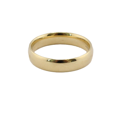 5.0 MM Domed Wedding Band