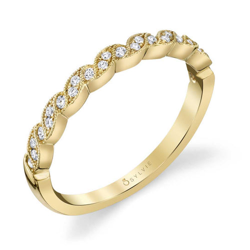 Sylvianne Ribbon Inspired Stackable Band