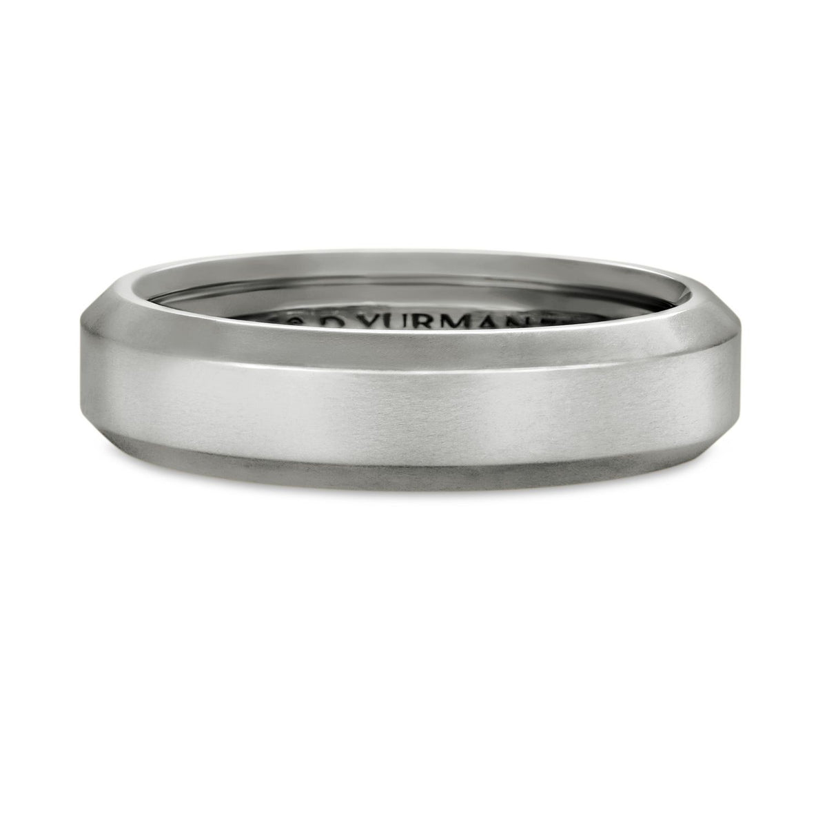 Wedding Band Collection 6 MM Beveled Edge Classic Band