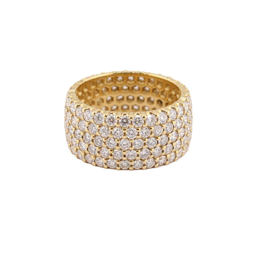 5-Row Diamond Band