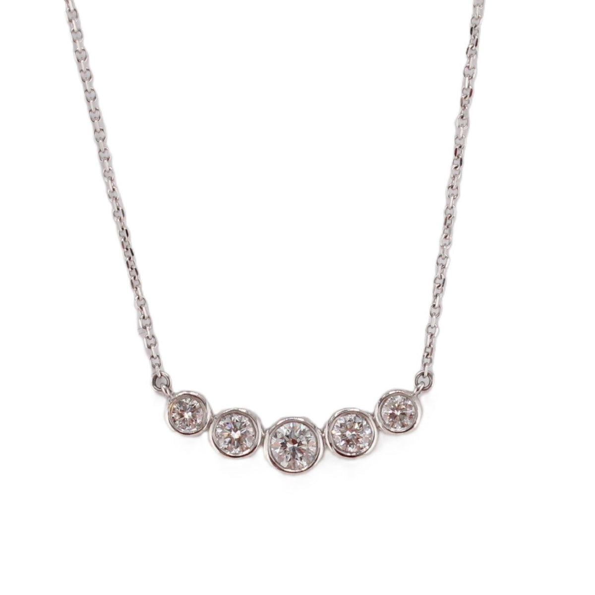 5 Station Graduated Horizontal Necklace