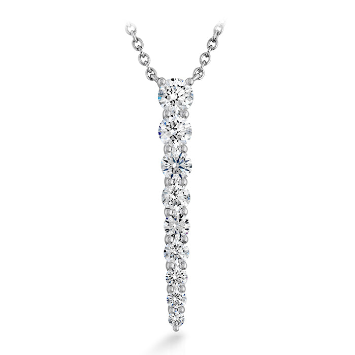 Identity Collection Graduated Diamond Pendant